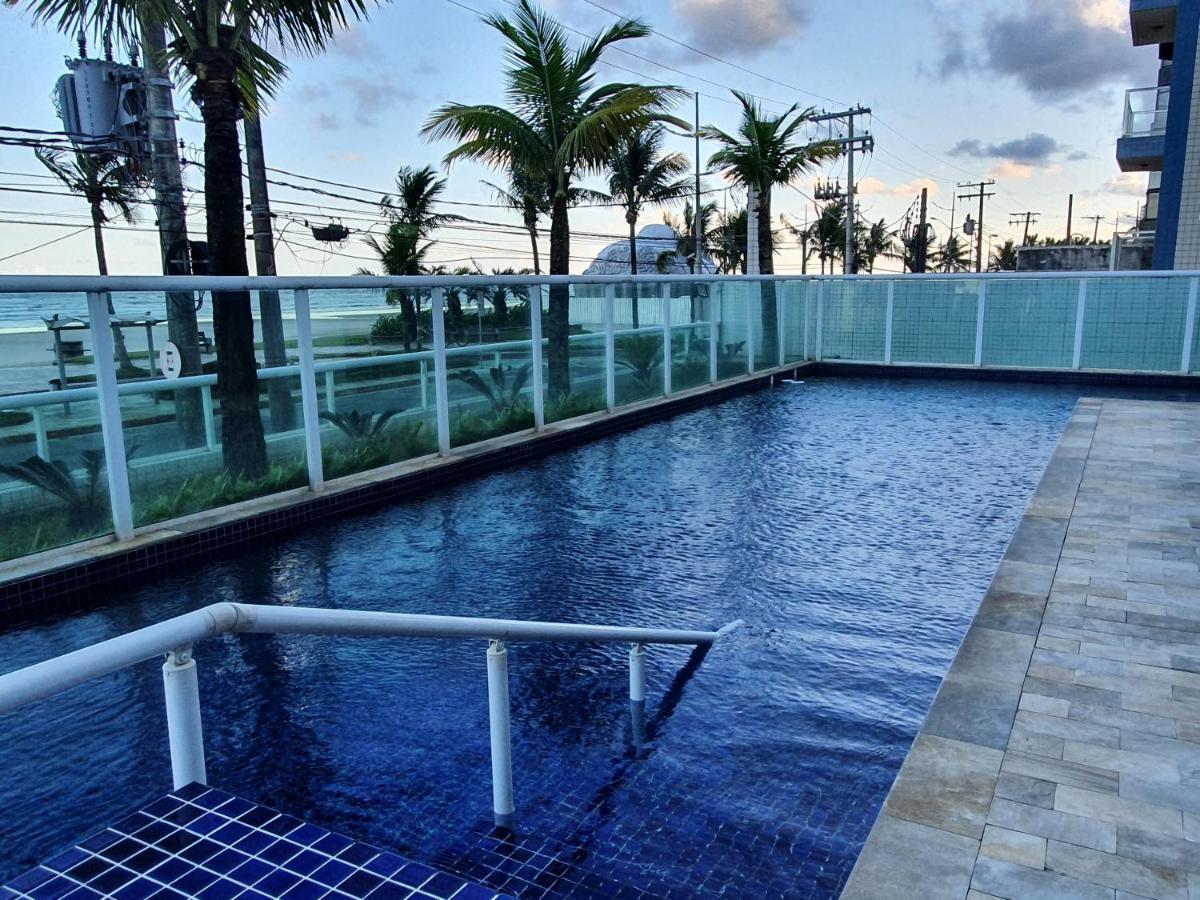 Lindo Apartamento Pe Na Areia برايا جراندي المظهر الخارجي الصورة